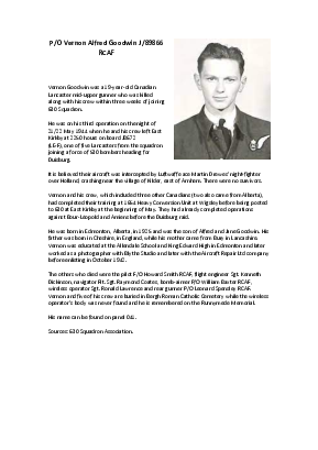 A preview of a PDF biography for Goodwin, Vernon Alfred